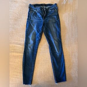 Lucky Brand Stretch Skinny Jeans with Raw Hem